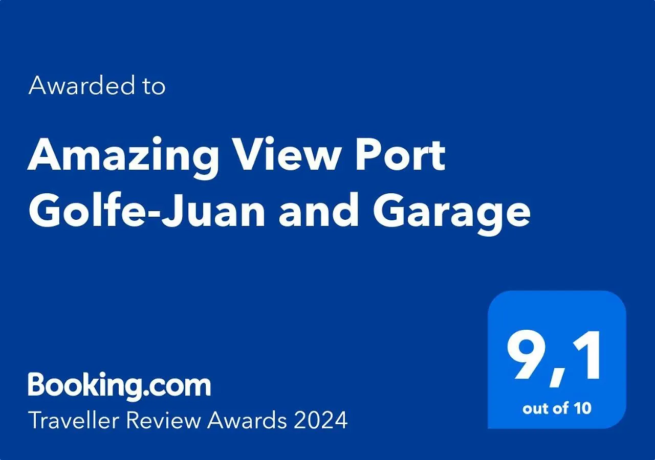 Amazing View Port Golfe-Juan And Garage Apartment